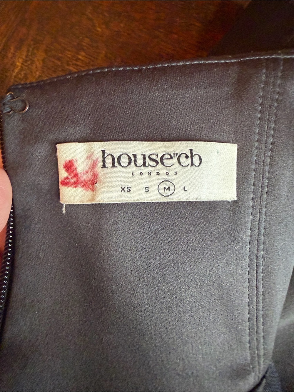 House of CB Chouchou Black Satin Asymmetric Mini Dress - Size M - Picture 9 of 13